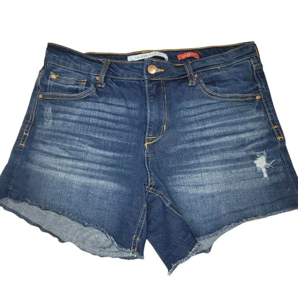 Celebrity Pink The Honey Women's Blue Shorts Size 11/30 fits like 9/29 LIKE NEW
